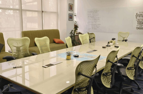 Corporate team working in a managed office space at Marathahalli Bengaluru