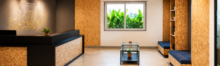 Premium open workspace at Unispace HITECH City