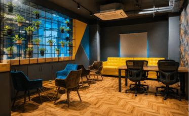 Team workspace at Unispace Whitefield