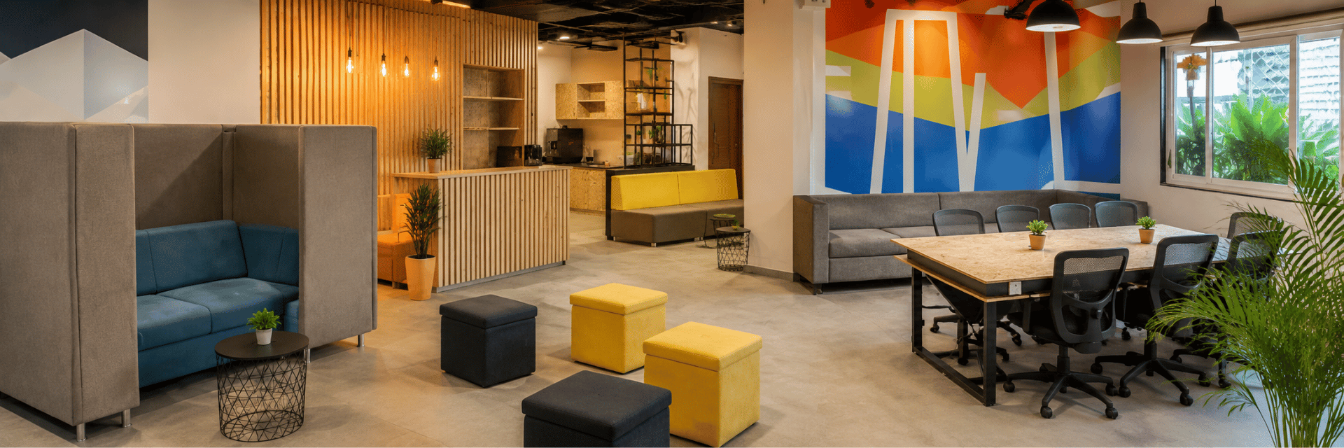 Premium coworking office space in Bengaluru by Unispace