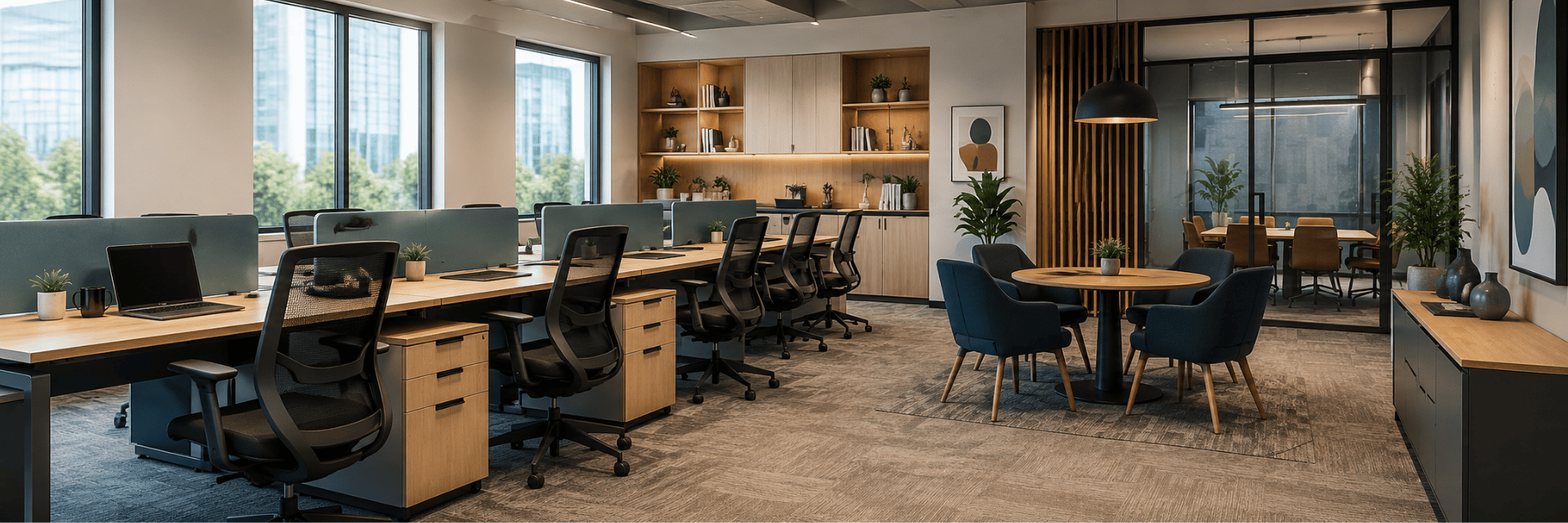 Premium coworking office space in Bengaluru by Unispace
