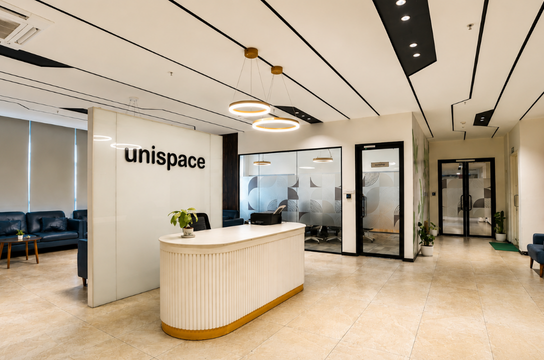 Corporate team working in a managed office space at Marathahalli Bengaluru